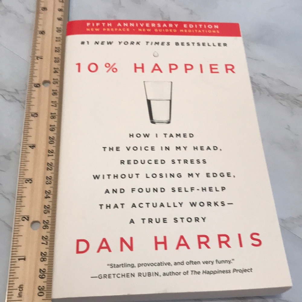 10% happier book 2/10$ ‼️